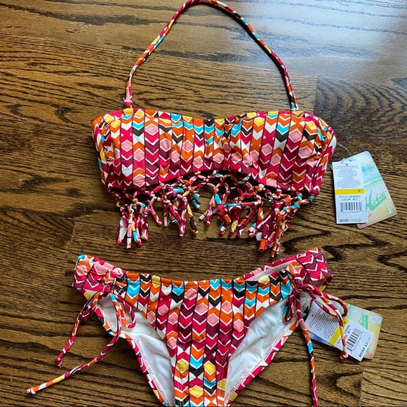 NWT Hobie 2-Piece Rhythm & Hues Swimsuit SET M - Picture 2 of 8